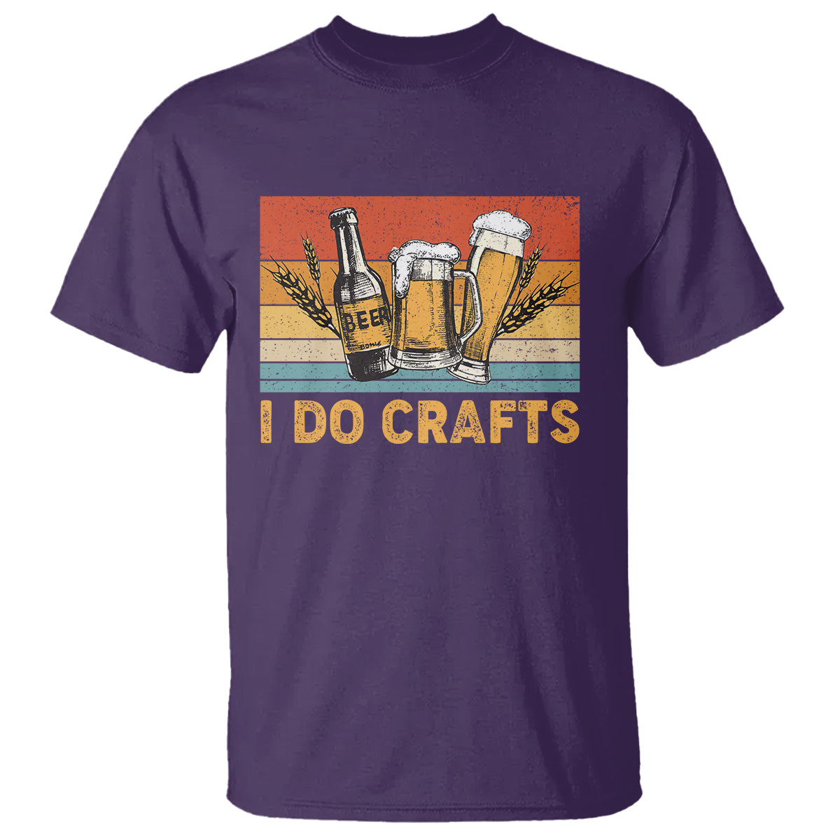 Beer Lover T Shirt I Do Crafts Beer Retro Home Brewing Vintage Craft Beer Lover - Wonder Print Shop