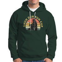 Beer Lover Hoodie Shuh Duh Fuh Cup Retro Funny Bear Drinking Beer Camping - Wonder Print Shop