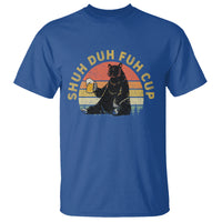 Beer Lover T Shirt Shuh Duh Fuh Cup Retro Funny Bear Drinking Beer Camping - Wonder Print Shop