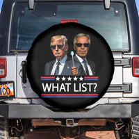 Funny Political Conspiracy Parody Spare Tire Cover What List Men in Black Meme - Wonder Print Shop