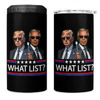 Funny Political Conspiracy Parody 4 in 1 Can Cooler Tumbler What List Men in Black Meme - Wonder Print Shop