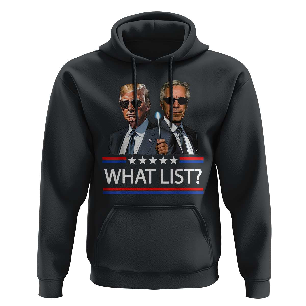 Funny Political Conspiracy Parody Hoodie What List Men in Black Meme - Wonder Print Shop