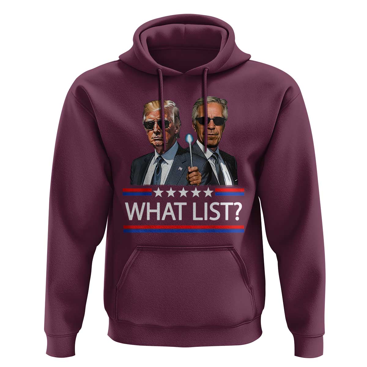 Funny Political Conspiracy Parody Hoodie What List Men in Black Meme - Wonder Print Shop