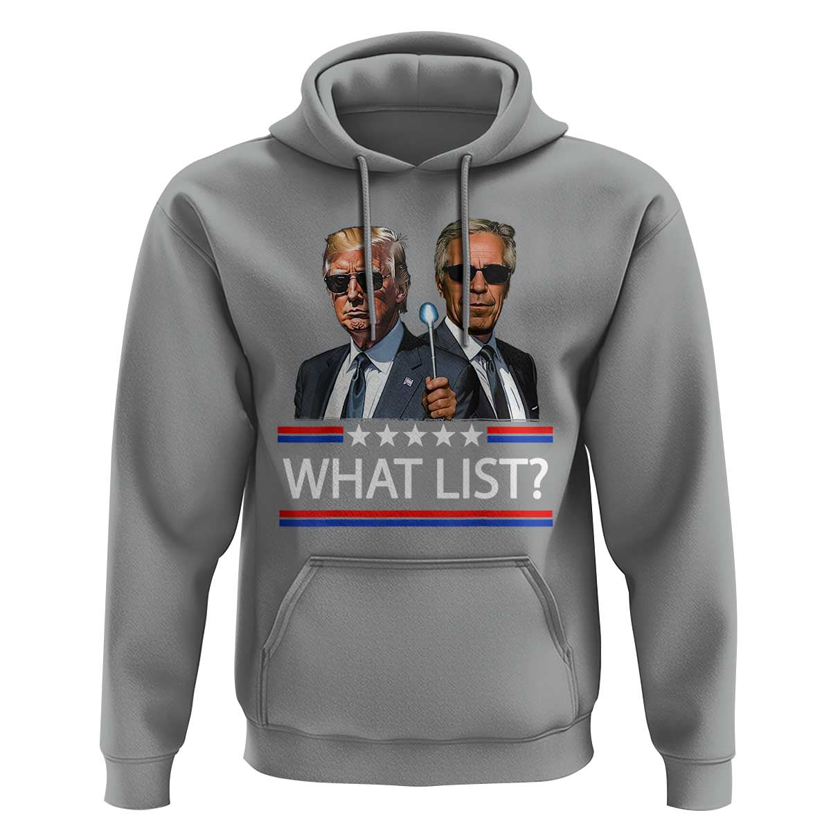 Funny Political Conspiracy Parody Hoodie What List Men in Black Meme - Wonder Print Shop