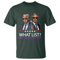 Funny Political Conspiracy Parody T Shirt What List Men in Black Meme - Wonder Print Shop
