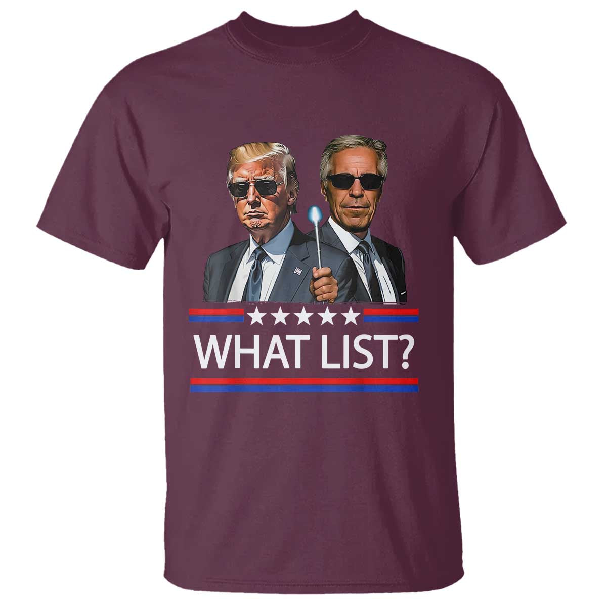 Funny Political Conspiracy Parody T Shirt What List Men in Black Meme - Wonder Print Shop
