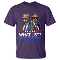 Funny Political Conspiracy Parody T Shirt What List Men in Black Meme - Wonder Print Shop