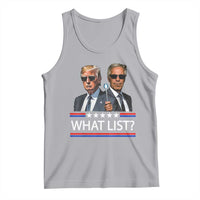Funny Political Conspiracy Parody Tank Top What List Men in Black Meme - Wonder Print Shop