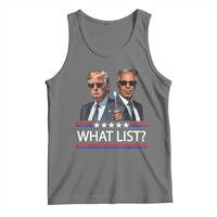 Funny Political Conspiracy Parody Tank Top What List Men in Black Meme - Wonder Print Shop