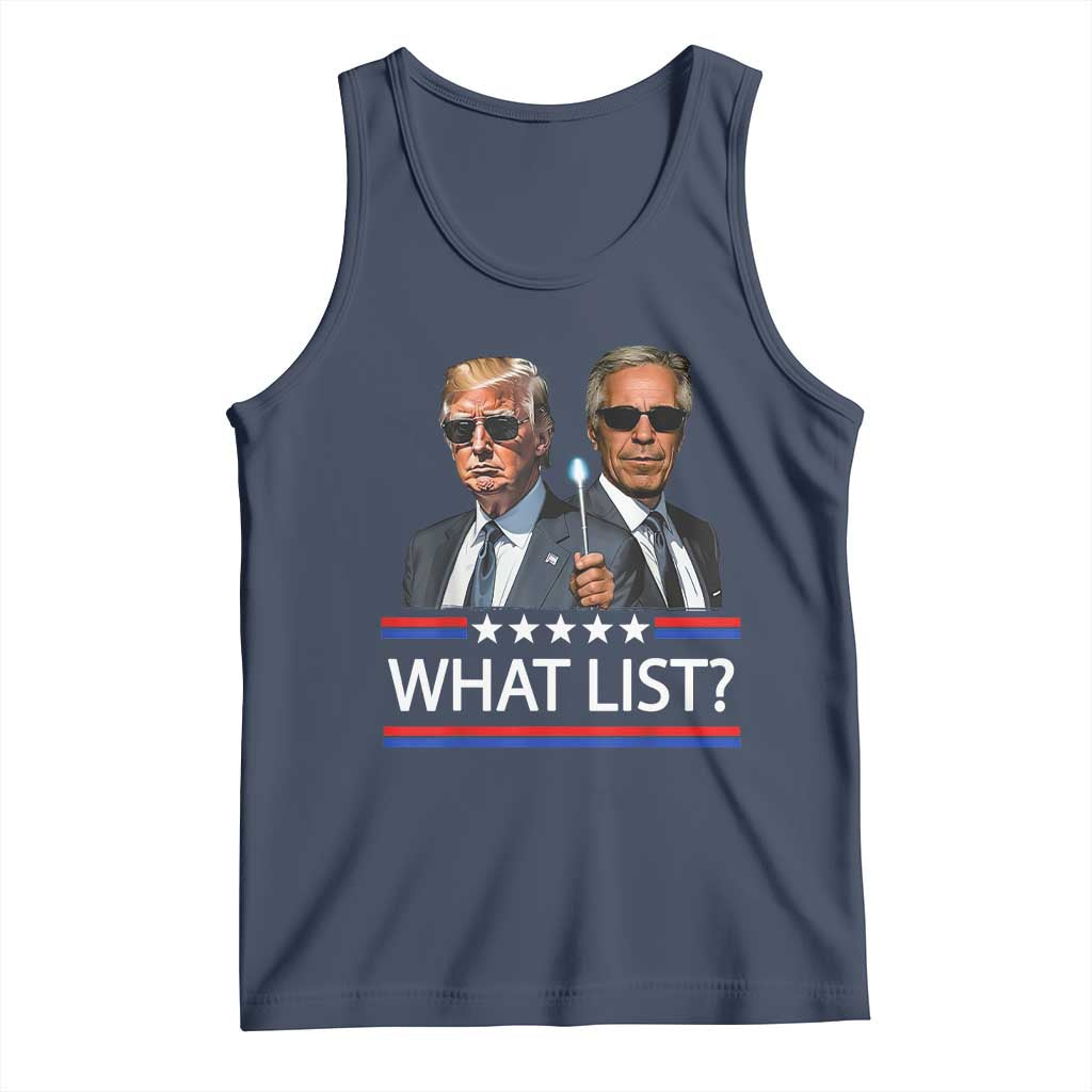 Funny Political Conspiracy Parody Tank Top What List Men in Black Meme - Wonder Print Shop