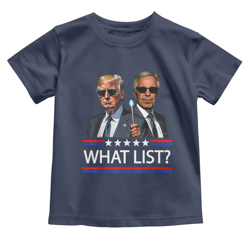 Funny Political Conspiracy Parody Toddler T Shirt What List Men in Black Meme - Wonder Print Shop