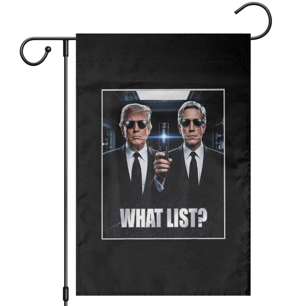 What List Dark Political Humor Garden Flag Funny Political Conspiracy Parody - Wonder Print Shop