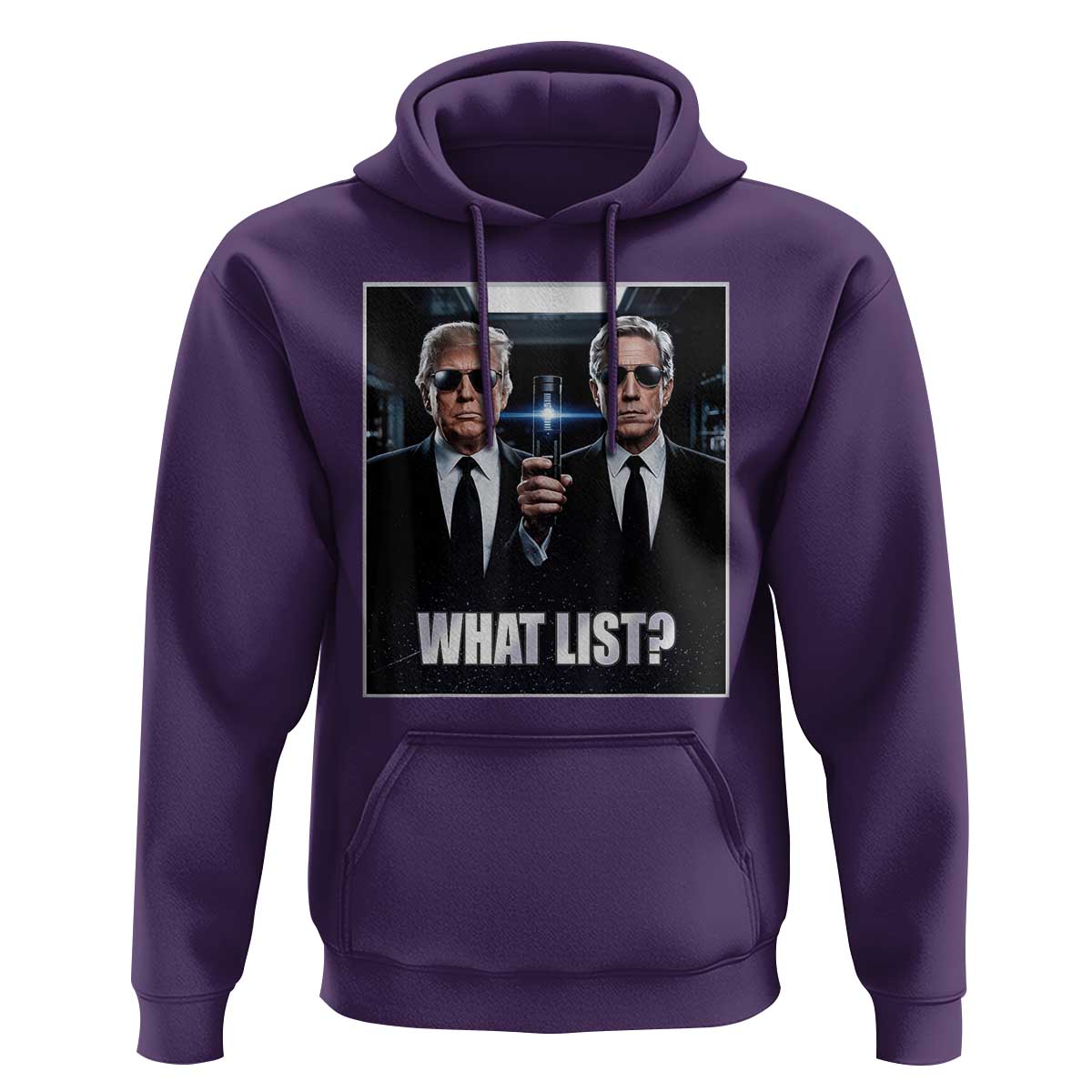 What List Dark Political Humor Hoodie Funny Political Conspiracy Parody - Wonder Print Shop