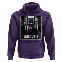 What List Dark Political Humor Hoodie Funny Political Conspiracy Parody - Wonder Print Shop