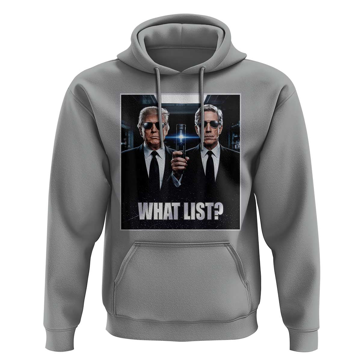 What List Dark Political Humor Hoodie Funny Political Conspiracy Parody - Wonder Print Shop