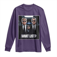 What List Dark Political Humor Long Sleeve Shirt Funny Political Conspiracy Parody - Wonder Print Shop