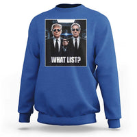 What List Dark Political Humor Sweatshirt Funny Political Conspiracy Parody - Wonder Print Shop