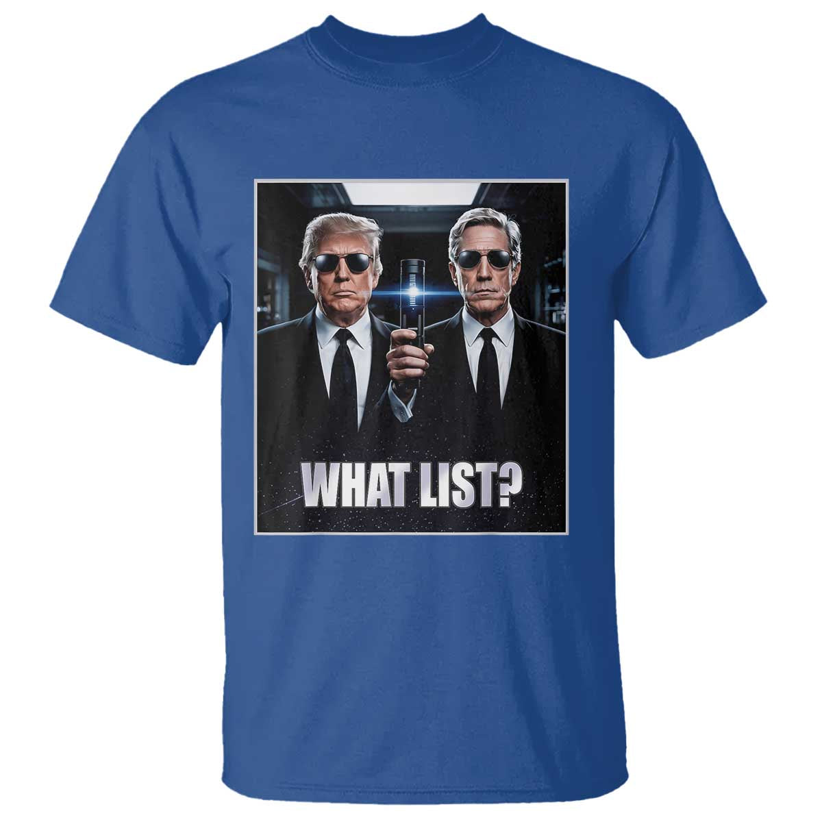 What List Dark Political Humor T Shirt Funny Political Conspiracy Parody - Wonder Print Shop