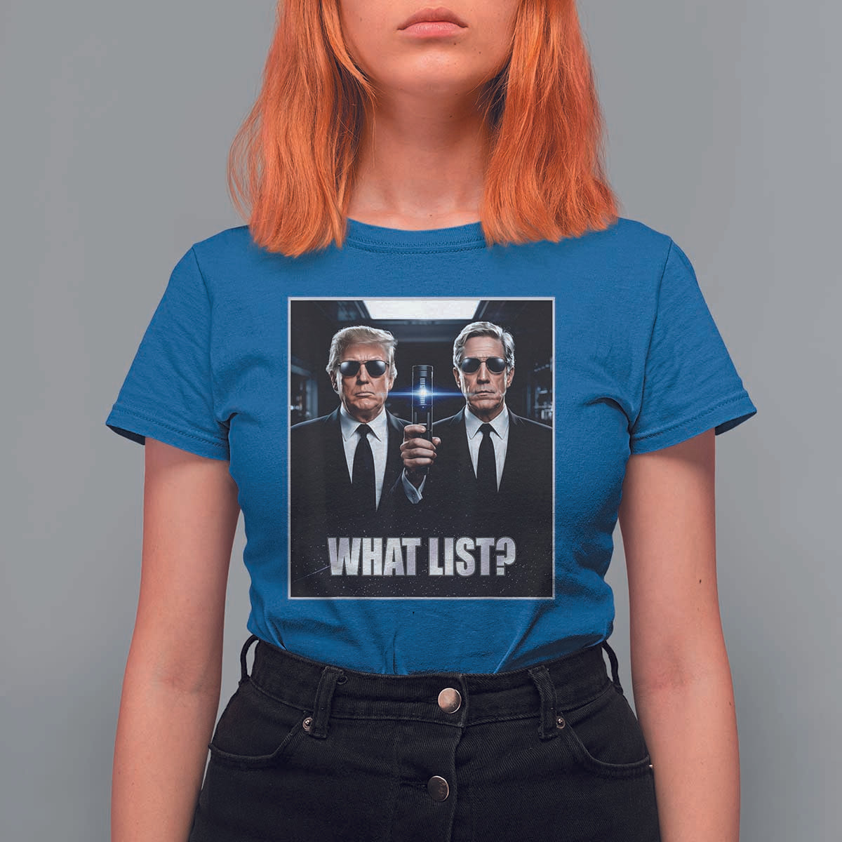 What List Dark Political Humor T Shirt For Women Funny Political Conspiracy Parody - Wonder Print Shop