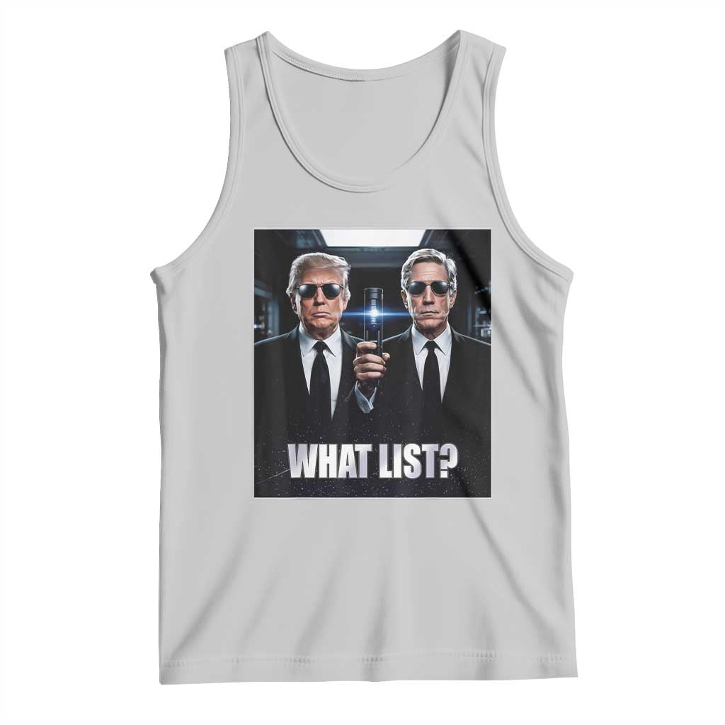 What List Dark Political Humor Tank Top Funny Political Conspiracy Parody - Wonder Print Shop
