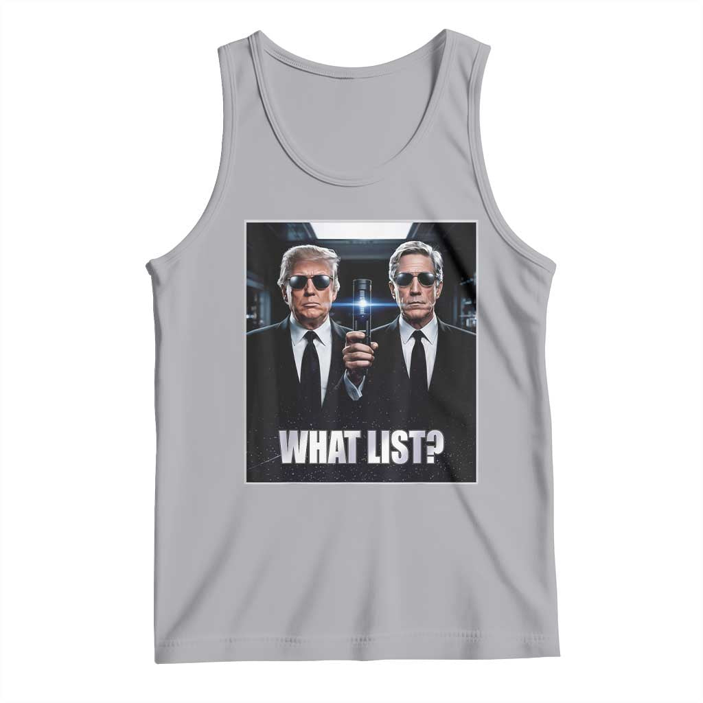 What List Dark Political Humor Tank Top Funny Political Conspiracy Parody - Wonder Print Shop