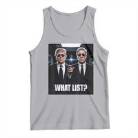 What List Dark Political Humor Tank Top Funny Political Conspiracy Parody - Wonder Print Shop
