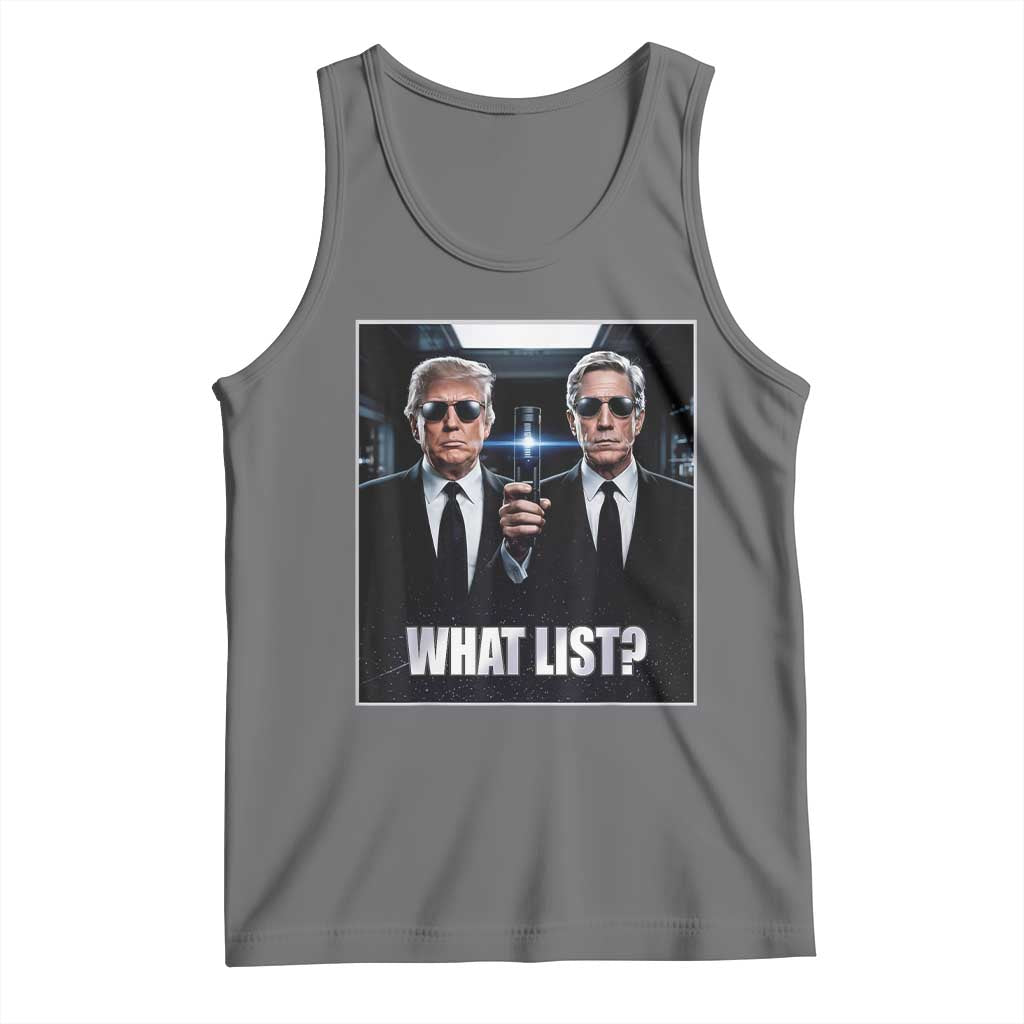 What List Dark Political Humor Tank Top Funny Political Conspiracy Parody - Wonder Print Shop