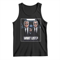 What List Dark Political Humor Tank Top Funny Political Conspiracy Parody - Wonder Print Shop