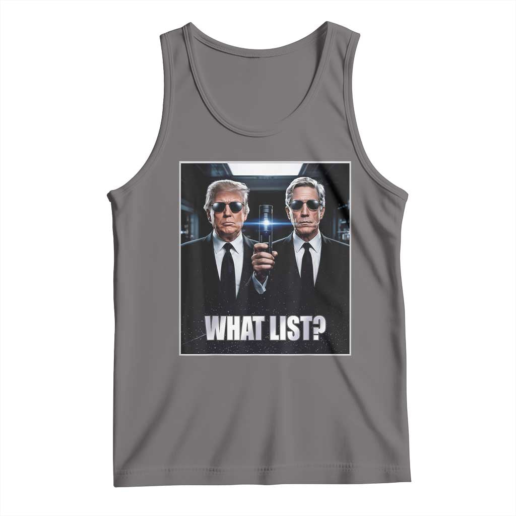 What List Dark Political Humor Tank Top Funny Political Conspiracy Parody - Wonder Print Shop