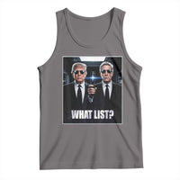 What List Dark Political Humor Tank Top Funny Political Conspiracy Parody - Wonder Print Shop