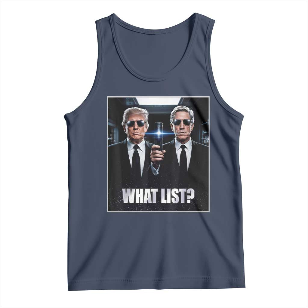 What List Dark Political Humor Tank Top Funny Political Conspiracy Parody - Wonder Print Shop