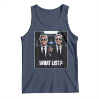 What List Dark Political Humor Tank Top Funny Political Conspiracy Parody - Wonder Print Shop
