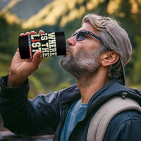 Where Is The List 4 in 1 Can Cooler Tumbler Funny Political Conspiracy Parody - Wonder Print Shop