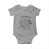 Cute Jimothy the Raccoon Hand Drawn Graphic Baby Onesie Seattle Trash Panda Lover Supporter