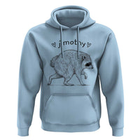 Cute Jimothy the Raccoon Hand Drawn Graphic Hoodie Seattle Trash Panda Lover Supporter