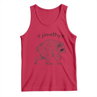 Cute Jimothy the Raccoon Hand Drawn Graphic Tank Top Seattle Trash Panda Lover Supporter