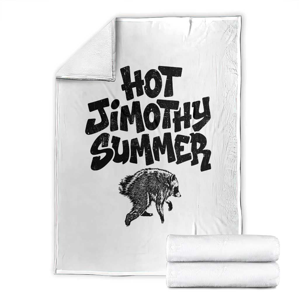 Hot Jimothy Summer Funny Viral Seattle Raccoon Graphic Throw Blanket Viral Trash Panda Meme