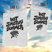 Hot Jimothy Summer Funny Viral Seattle Raccoon Graphic Garden Flag Viral Trash Panda Meme