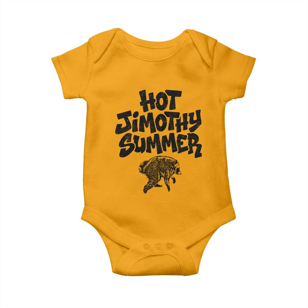 Hot Jimothy Summer Funny Viral Seattle Raccoon Graphic Baby Onesie Viral Trash Panda Meme