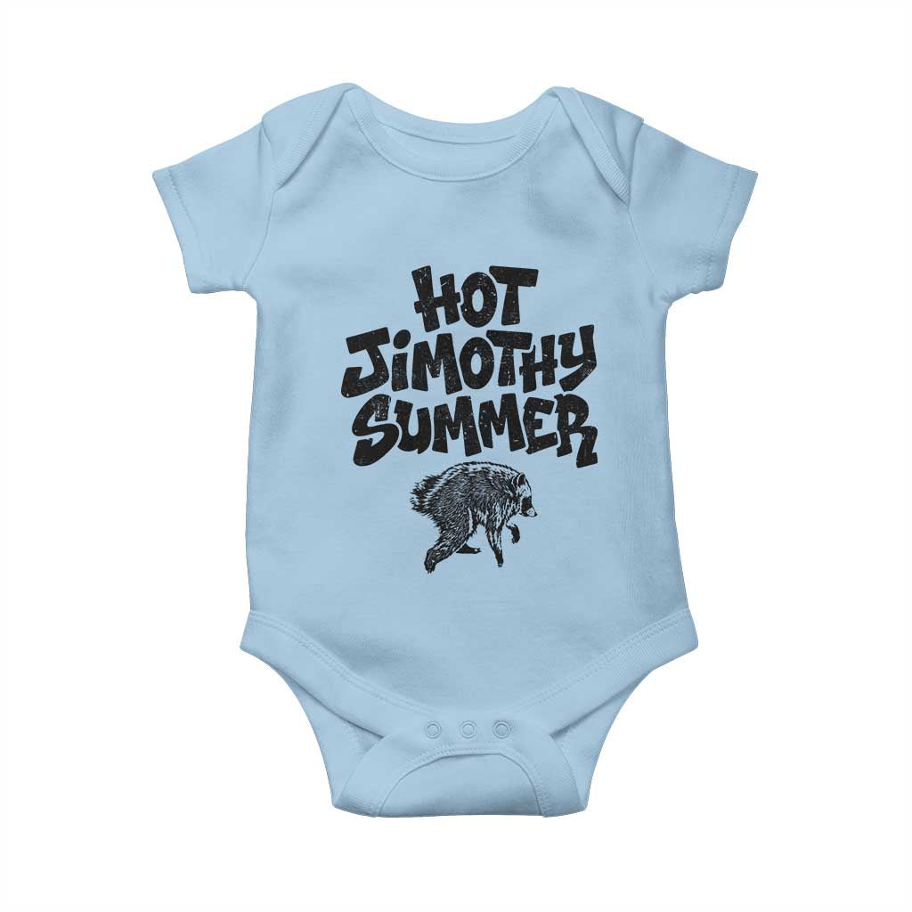 Hot Jimothy Summer Funny Viral Seattle Raccoon Graphic Baby Onesie Viral Trash Panda Meme