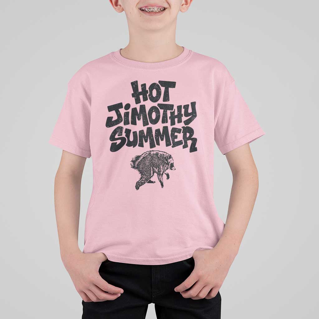 Hot Jimothy Summer Funny Viral Seattle Raccoon Graphic T Shirt For Kid Viral Trash Panda Meme