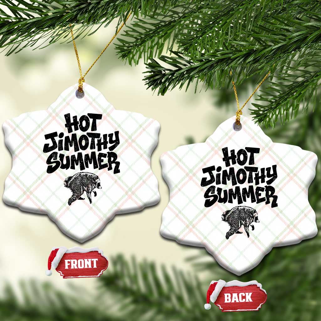 Hot Jimothy Summer Funny Viral Seattle Raccoon Graphic Ceramic Ornament Viral Trash Panda Meme