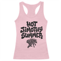Hot Jimothy Summer Funny Viral Seattle Raccoon Graphic Racerback Tank Top Viral Trash Panda Meme