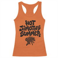 Hot Jimothy Summer Funny Viral Seattle Raccoon Graphic Racerback Tank Top Viral Trash Panda Meme
