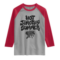 Hot Jimothy Summer Funny Viral Seattle Raccoon Graphic Raglan Shirt Viral Trash Panda Meme