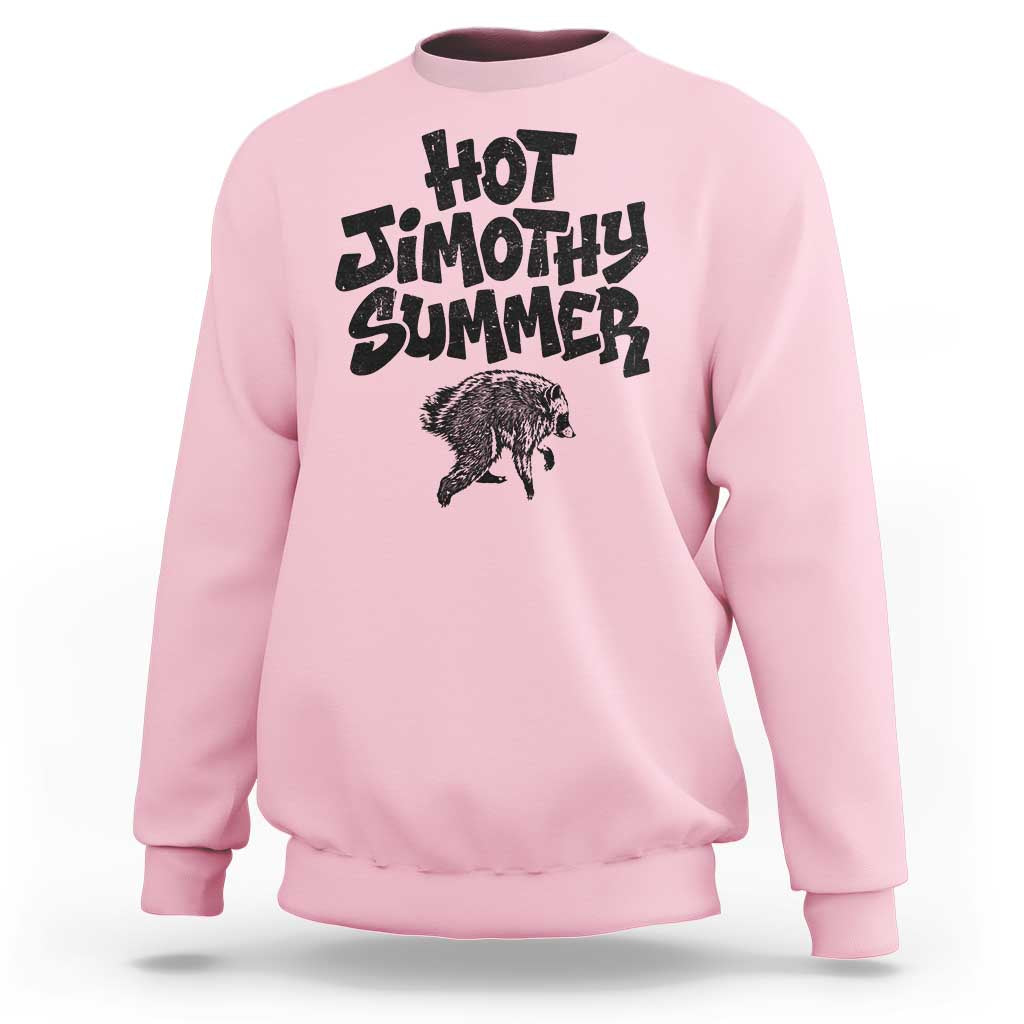 Hot Jimothy Summer Funny Viral Seattle Raccoon Graphic Sweatshirt Viral Trash Panda Meme