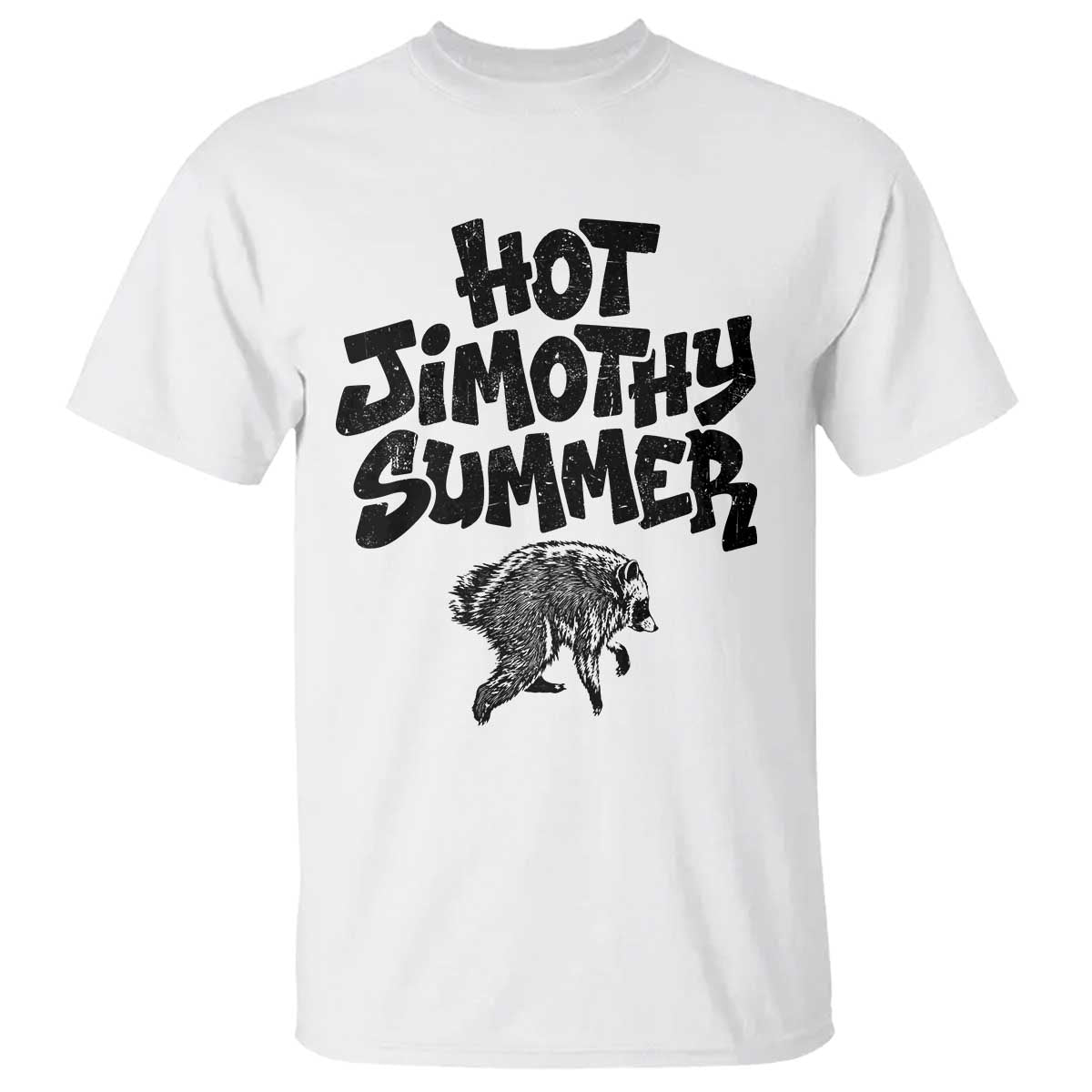 Hot Jimothy Summer Funny Viral Seattle Raccoon Graphic T Shirt Viral Trash Panda Meme