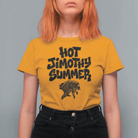 Hot Jimothy Summer Funny Viral Seattle Raccoon Graphic T Shirt For Women Viral Trash Panda Meme