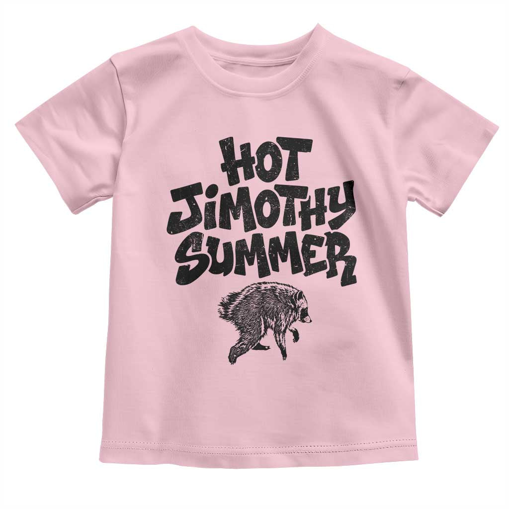 Hot Jimothy Summer Funny Viral Seattle Raccoon Graphic Toddler T Shirt Viral Trash Panda Meme