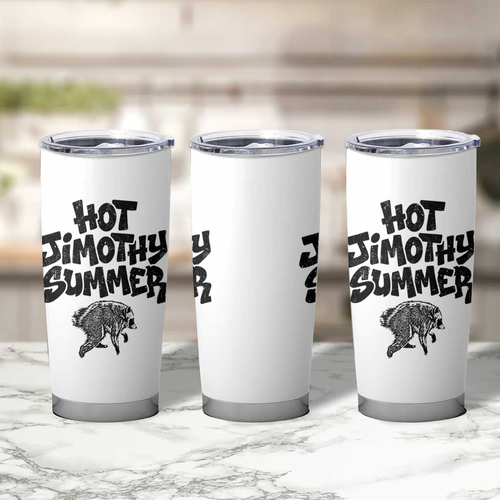 Hot Jimothy Summer Funny Viral Seattle Raccoon Graphic Tumbler Cup Viral Trash Panda Meme